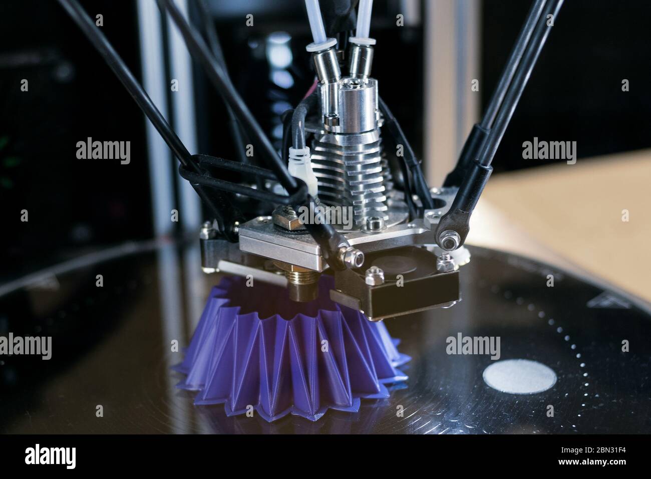 3D printing machine during work process Stock Photo - Alamy