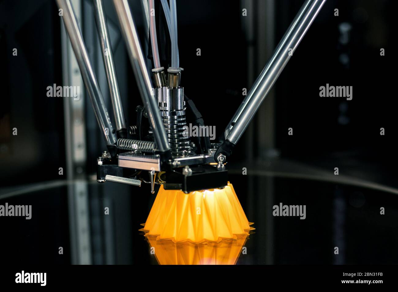 3D printing machine during work process Stock Photo - Alamy