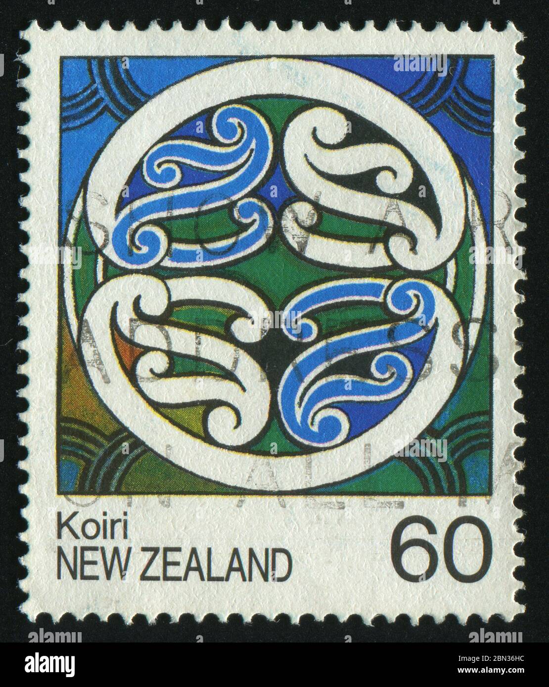 NEW ZEALAND CIRCA 1983 The New Zealand ornament, circa 1983 Stock