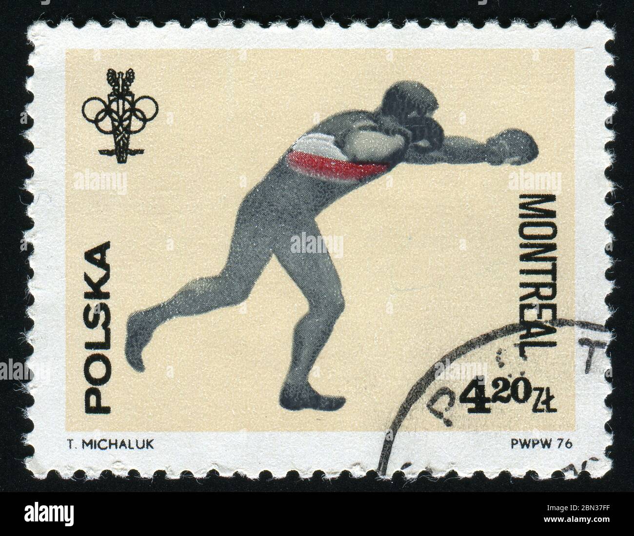 POLAND CIRCA 1976 21st Olympic Games, Montreal, Canada, circa 1976