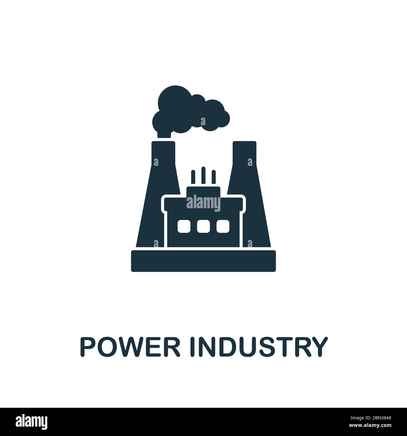 Power Industry icon from industrial collection. Simple line Power