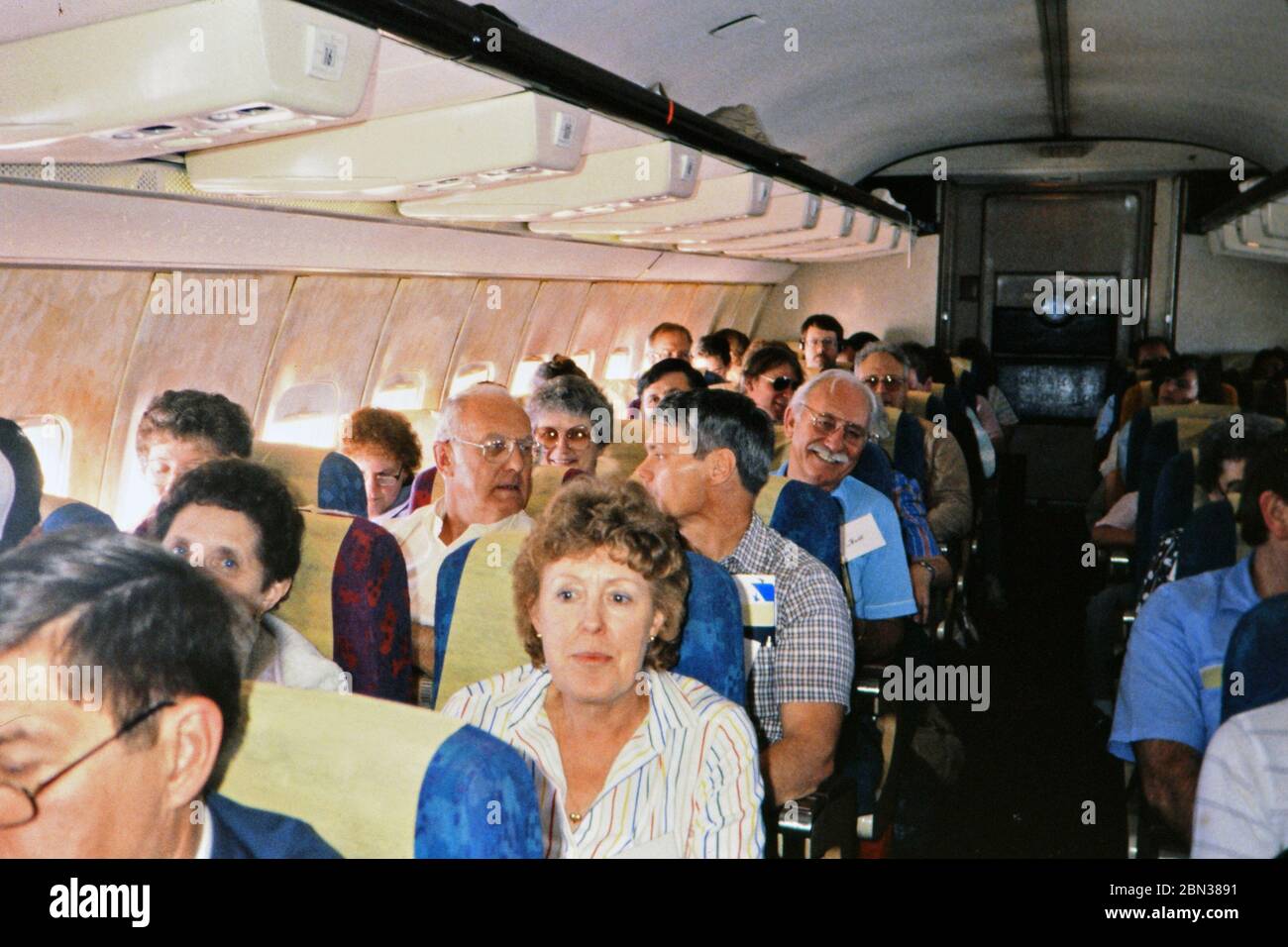 Airplane passengers 1987 hi-res stock photography and images - Alamy