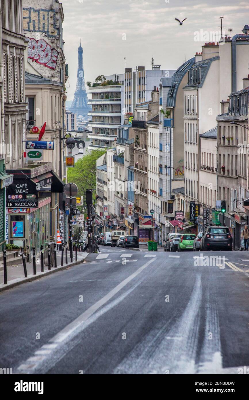 Europe, france, paris, rue de belleville Stock Photo Alamy