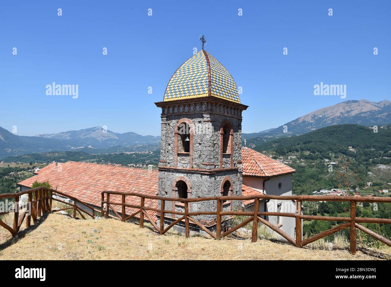 The village of Lauria in the Basilicata region Stock Photo Alamy