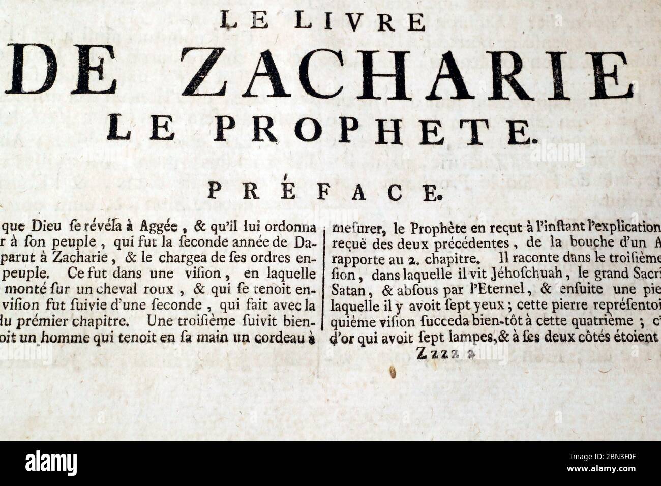 Old Bible in french. 18 th century. Old Testament. The Book of