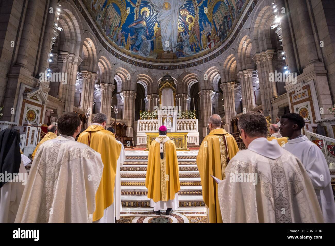 Jubilee of the Sacred Heart basilica, Paris, France Stock Photo - Alamy