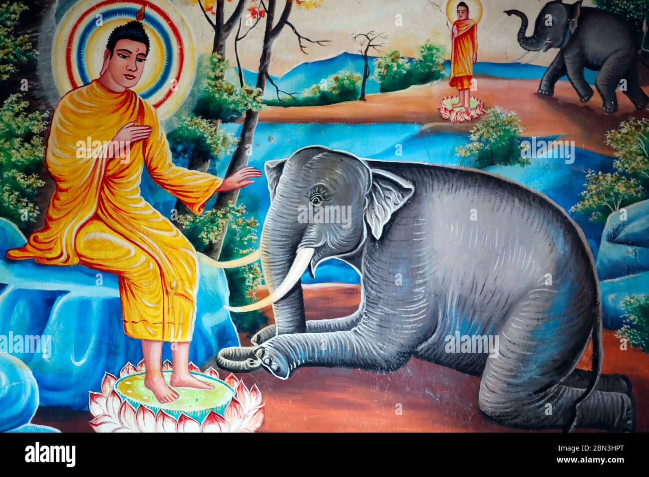 Life of Siddhartha Gautama, the Shakyamuni Buddha. The buddha with