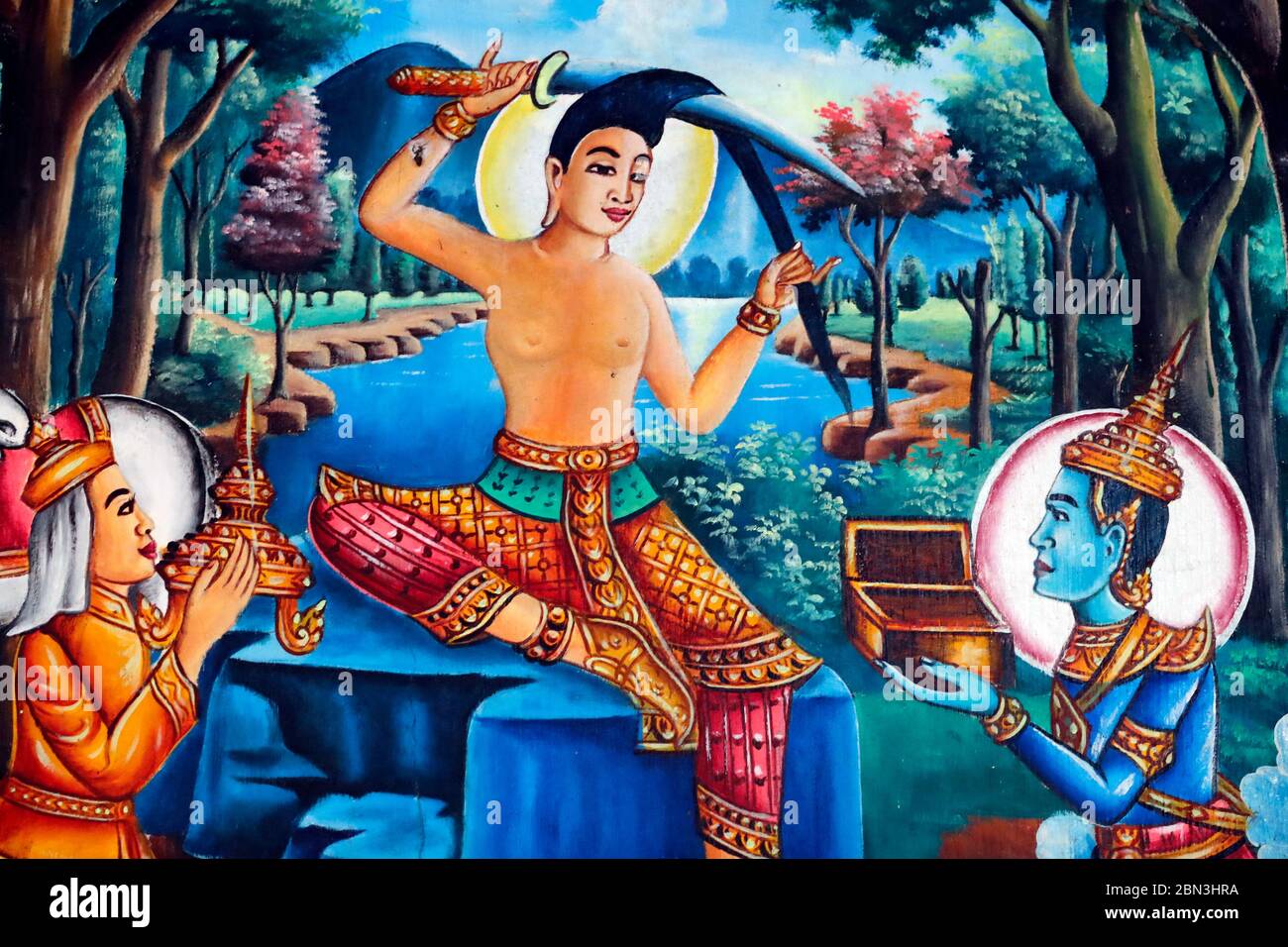 Life of Siddhartha Gautama the Shakyamuni Buddha. Siddhartha cut