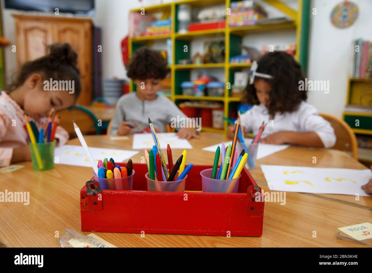 Catholic school in Mohammedia, Morocco. Stock Photo