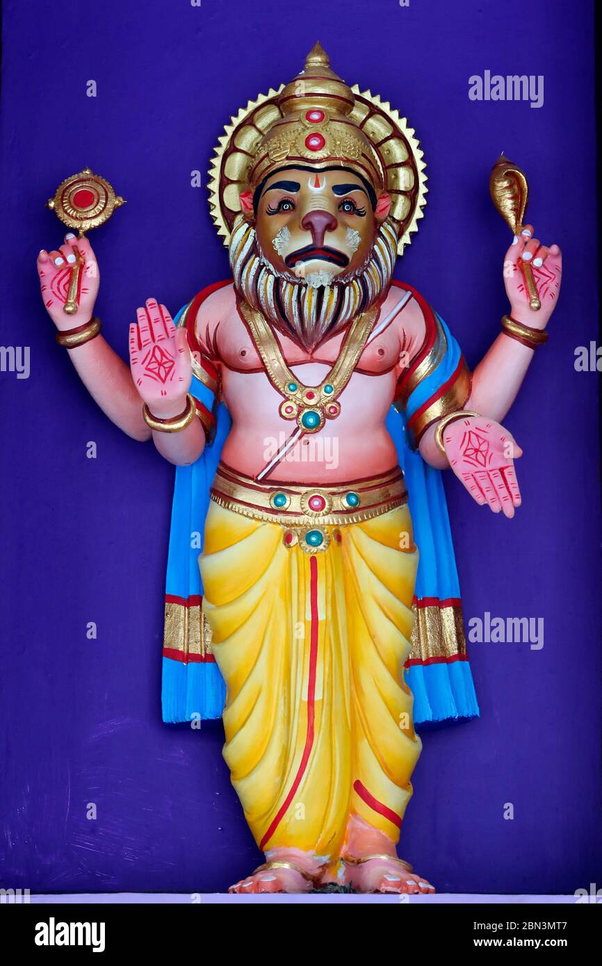 Lord narasimha hi-res stock photography and images - Alamy