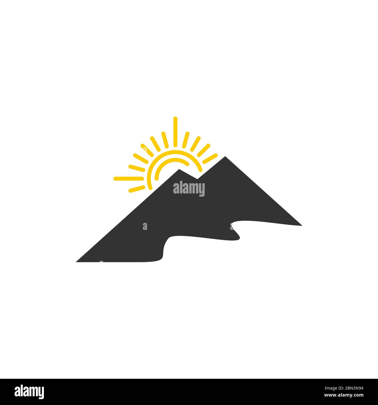 Mountain Logo Template Illustration Design. Vector EPS 10 Stock Photo ...