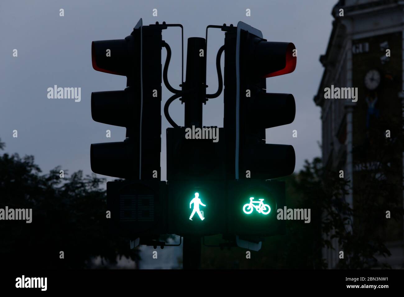 Traffic lights in London, U.K Stock Photo Alamy
