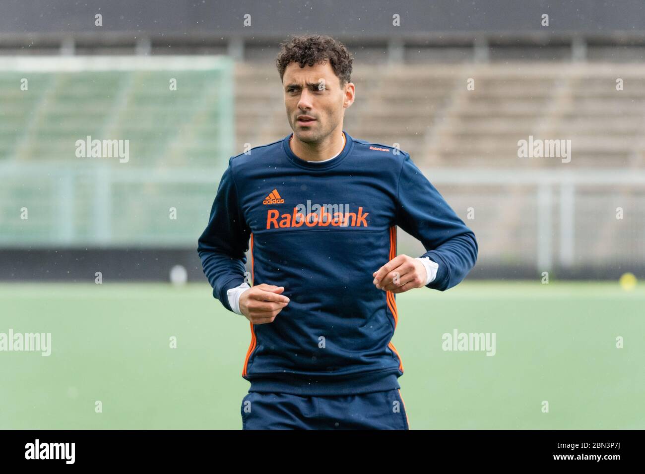 Amstelveen, Netherlands. 12th May, 2020. Amstelveen, 12-05-2020, Nederlands Hockey Team Heren, Seizoen 2019-2020. Venue: Wagener Stadion. Glenn Schuurman during the training of the National team of Holland with special Corona (Covid19) measures. Credit: Pro Shots/Alamy Live News Stock Photo
