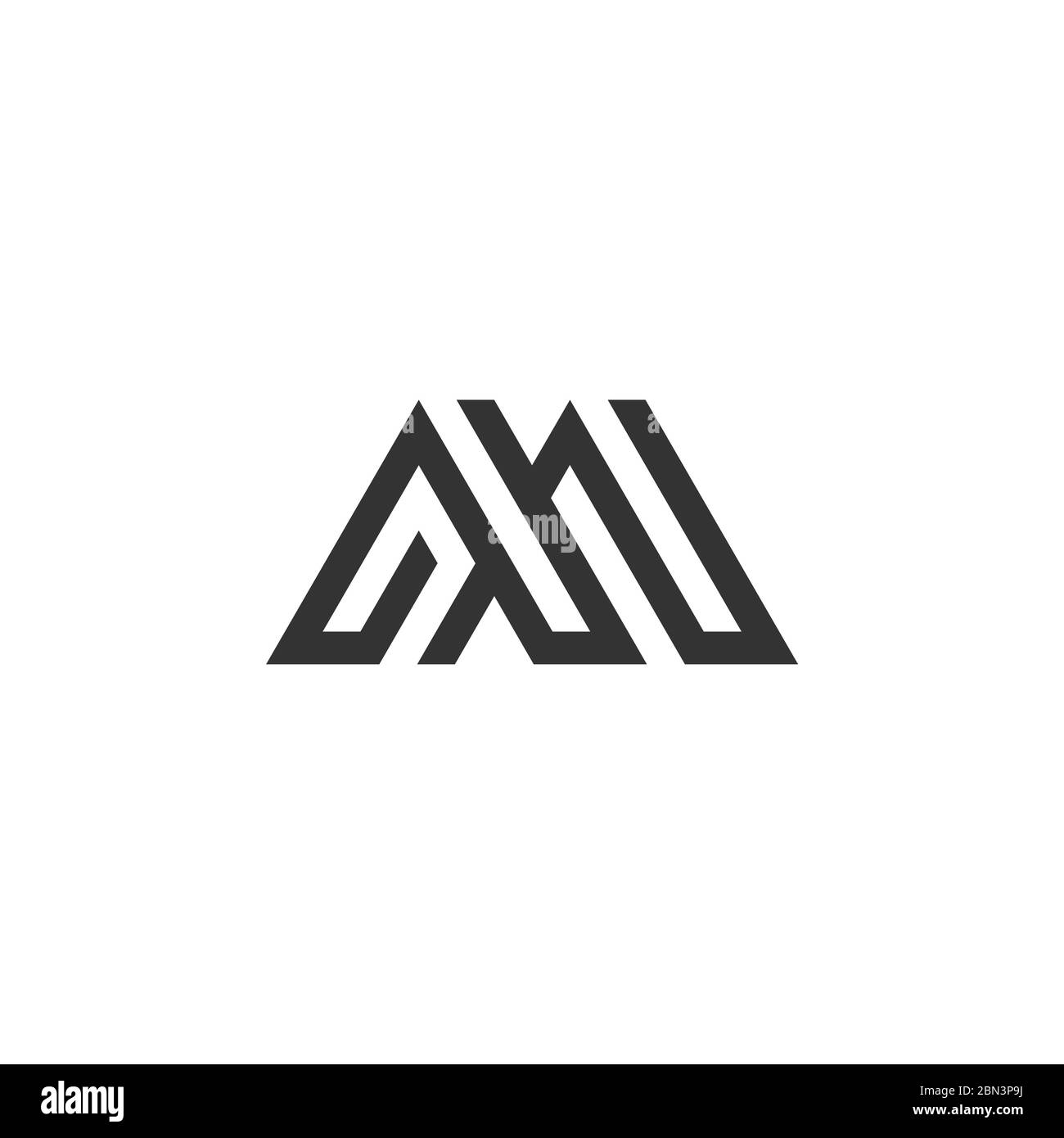 Letter M Monogram Logo Template Illustration Design. Vector EPS 10 ...