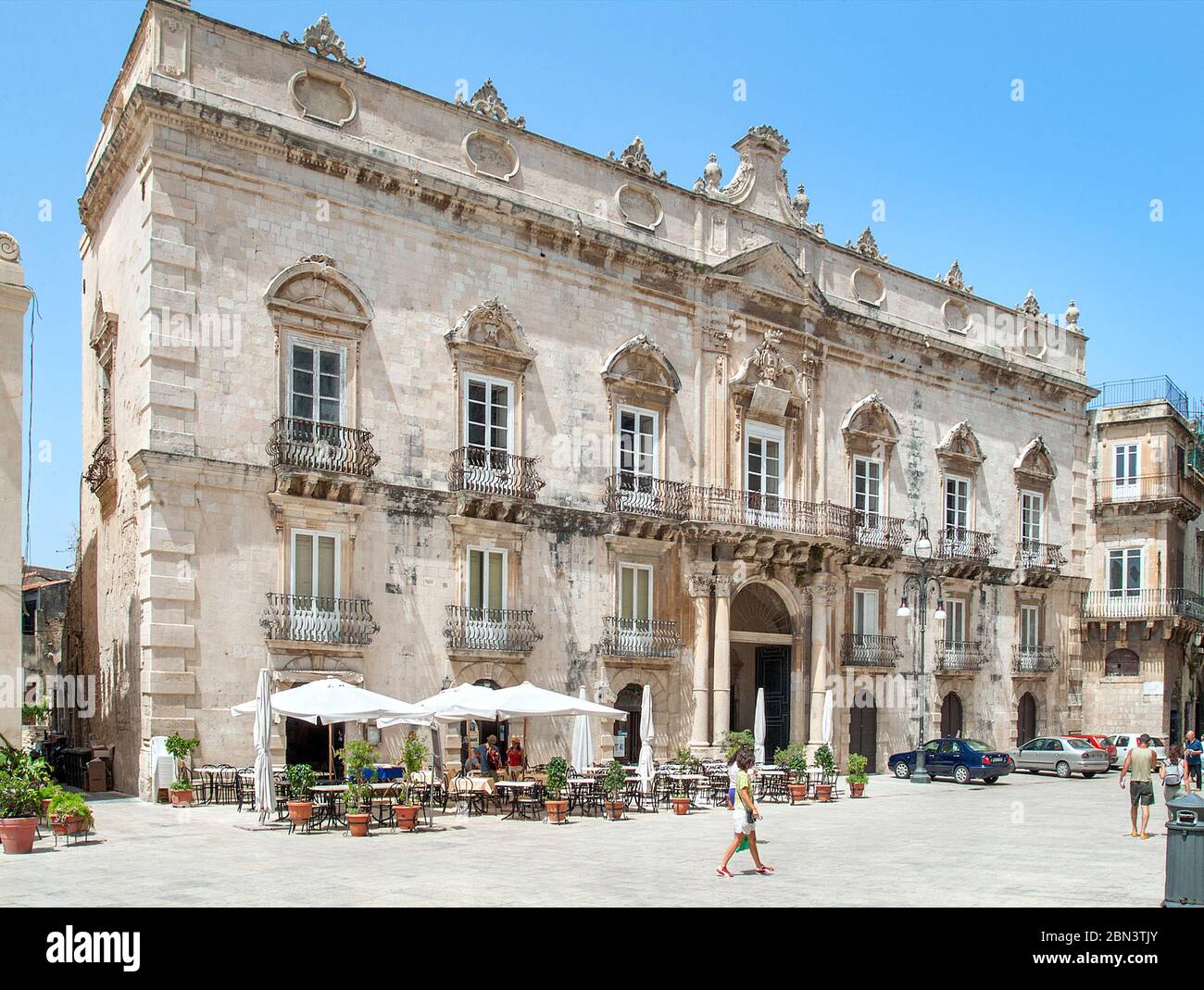 Palazzo Beneventano del Bosco, Piazza Duomo, Syracuse, Sicily, Italy