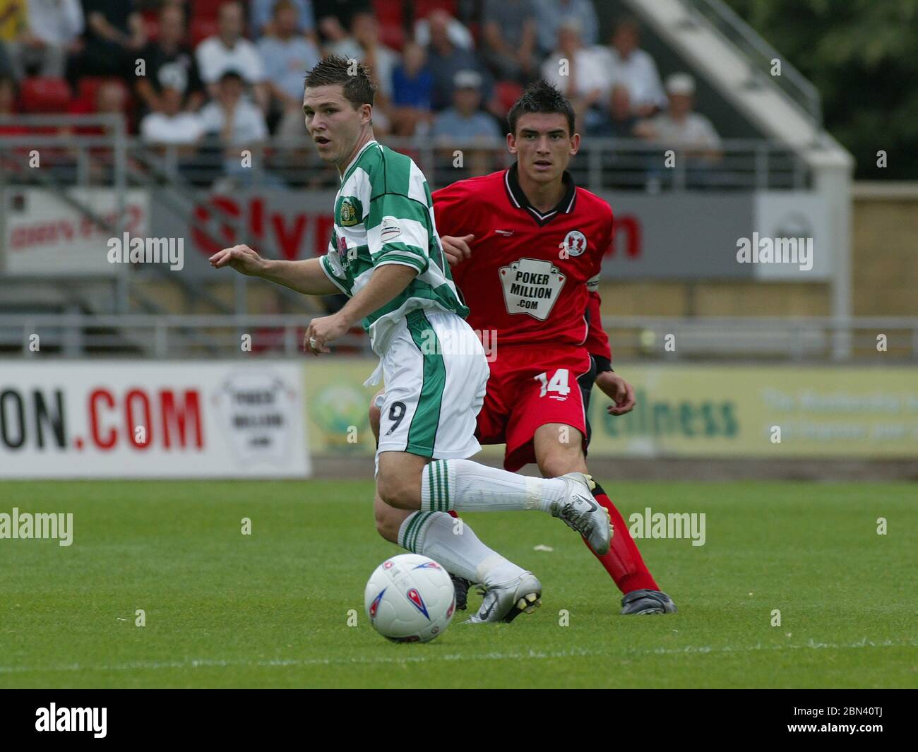LONDON, UK. AUGUST 23: Kevin Gall of Yeovil Town  during League Division 3 between Leyton Orient and Yeovil Town at Matchroom stadium, London on 23rd Stock Photo