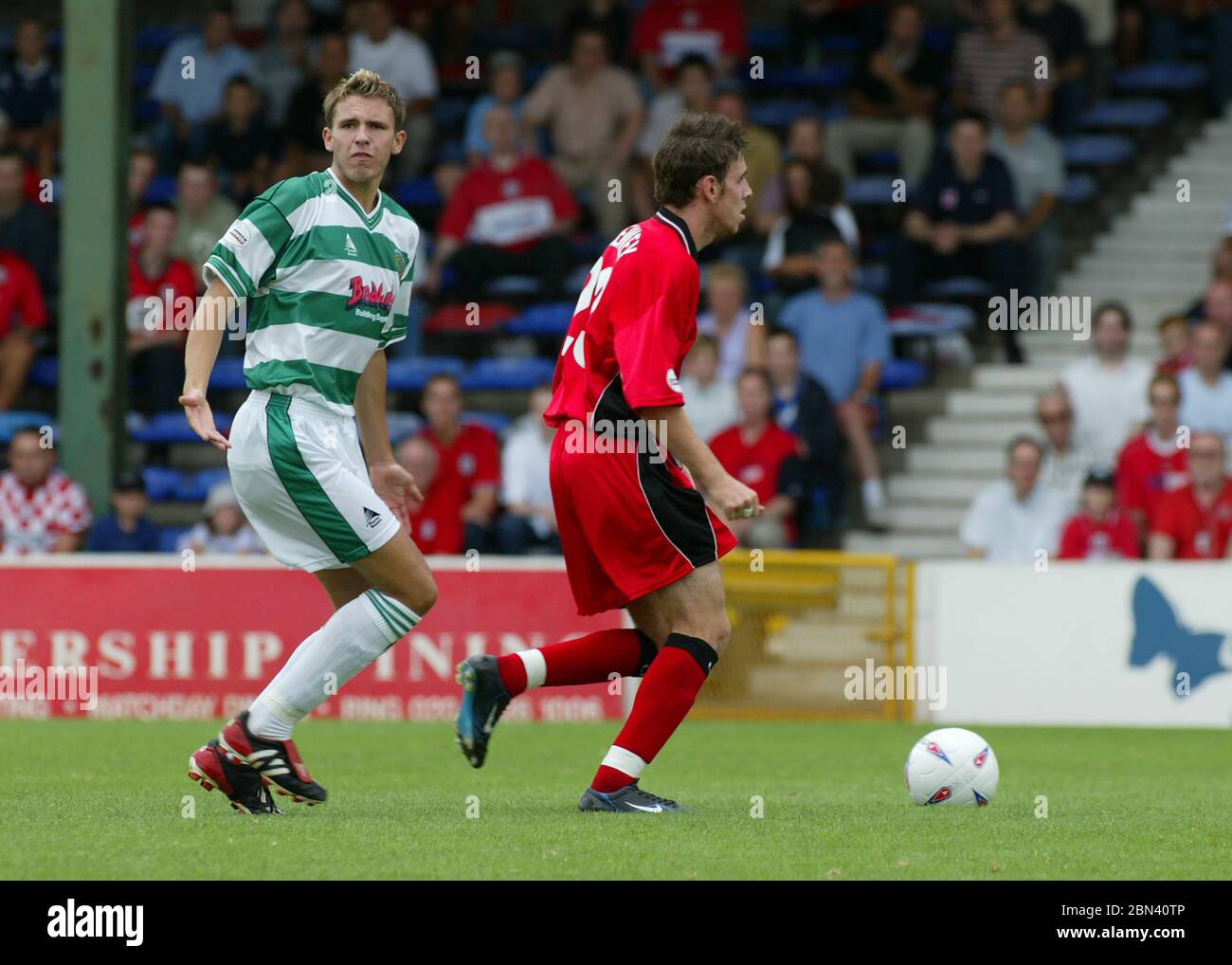 LONDON, UK. AUGUST 23: Nick Crittenden of Yeovil Town  during League Division 3 between Leyton Orient and Yeovil Town at Matchroom stadium, London on Stock Photo