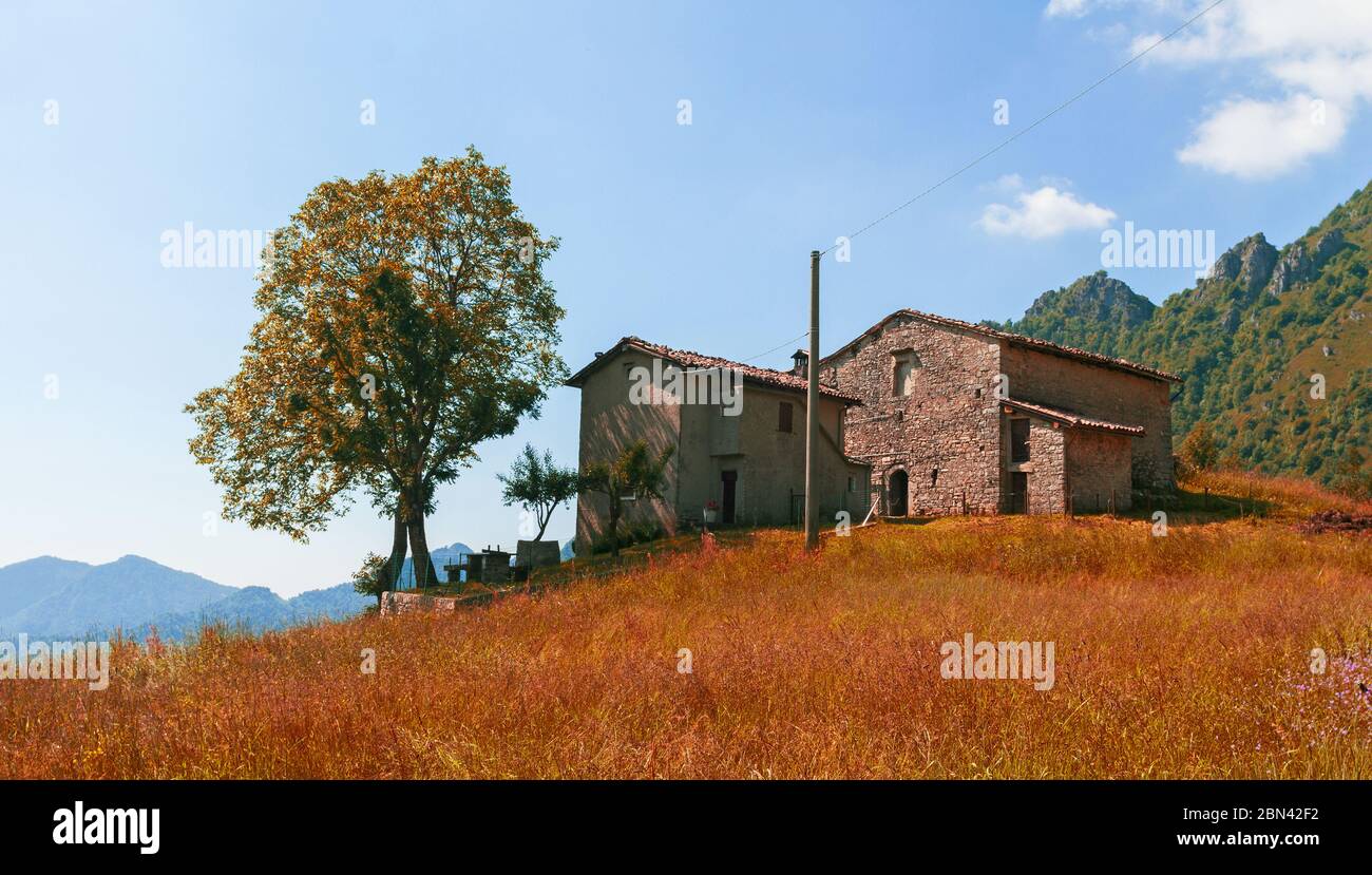 Barns high mountain in hi-res stock photography and images - Alamy
