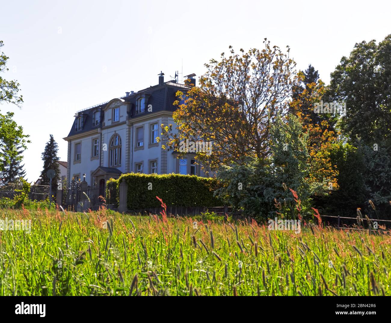 Villa in der Natur Stock Photo