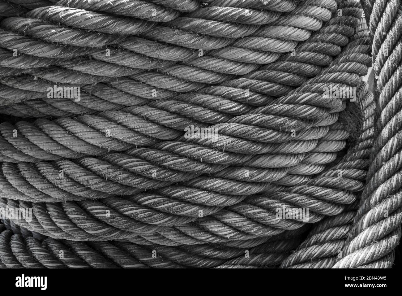 detail of naval mooring rope Stock Photo Alamy