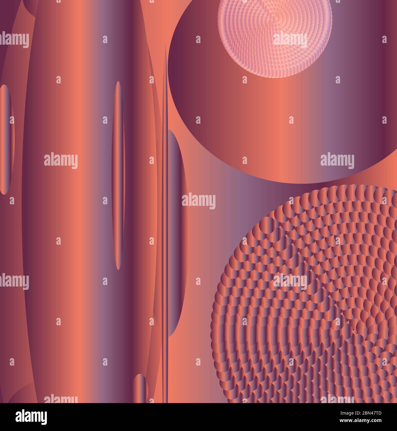 abstract green background with circles Stock Photo - Alamy