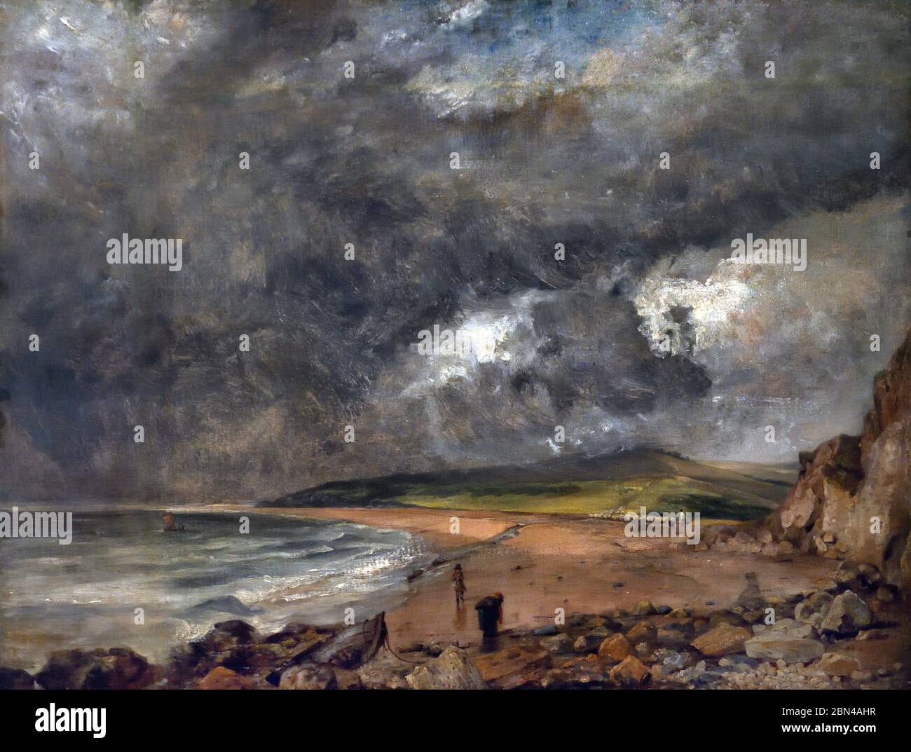 Weymouth Bay before the Storm 1818 John Constable, English 1776–1837 United Kingdom Stock Photo