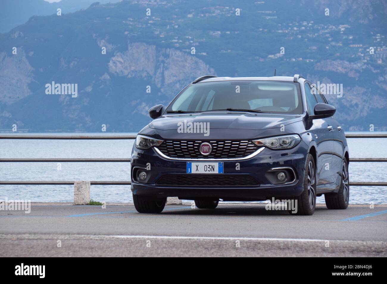 Lombardia, Italy - September 2019: Fiat Tipo passenger car. FIAT is a Italian car manufacturer with long traditions and history. Stock Photo