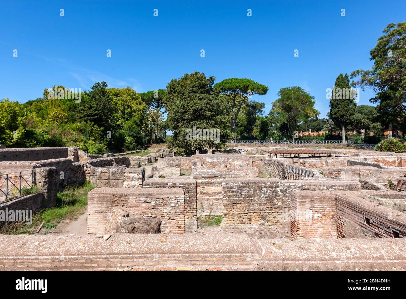 Stock of the Republican Era, Ostia Antica, Ostia, Italy Stock Photo