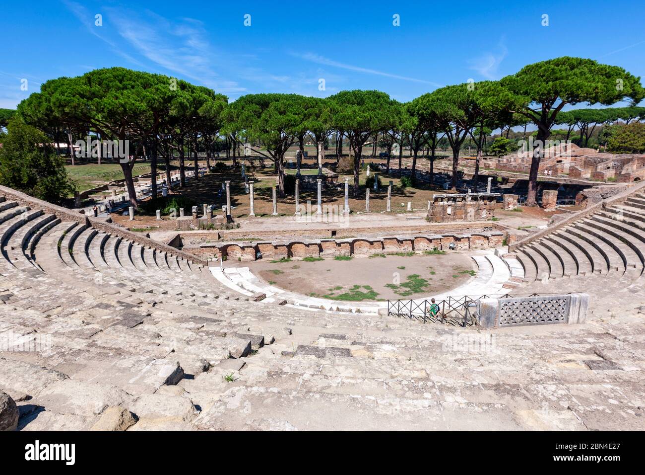 Teatro di Ostia, Roman amphitheater, Ostia Antica, Ostia, Italy Stock Photo  - Alamy