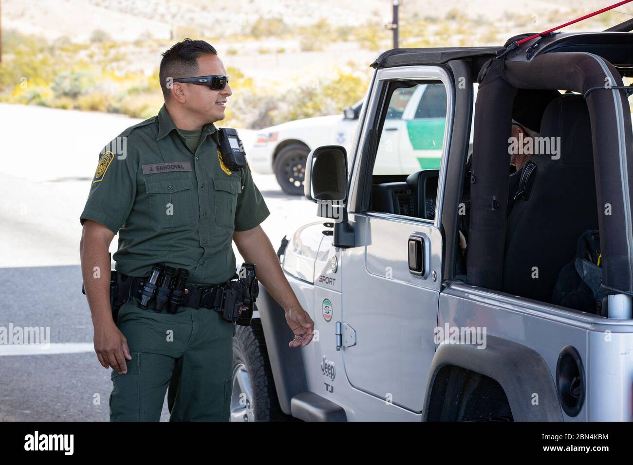 On March 6, 2019, A Yuma Sector Border Patrol Agent conducts operations