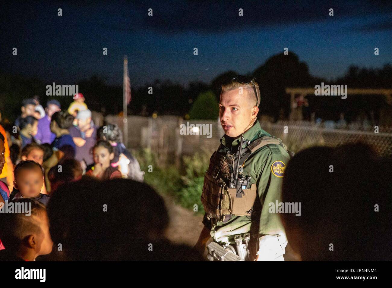 Migrants crossing the rio grande u s hires stock photography and