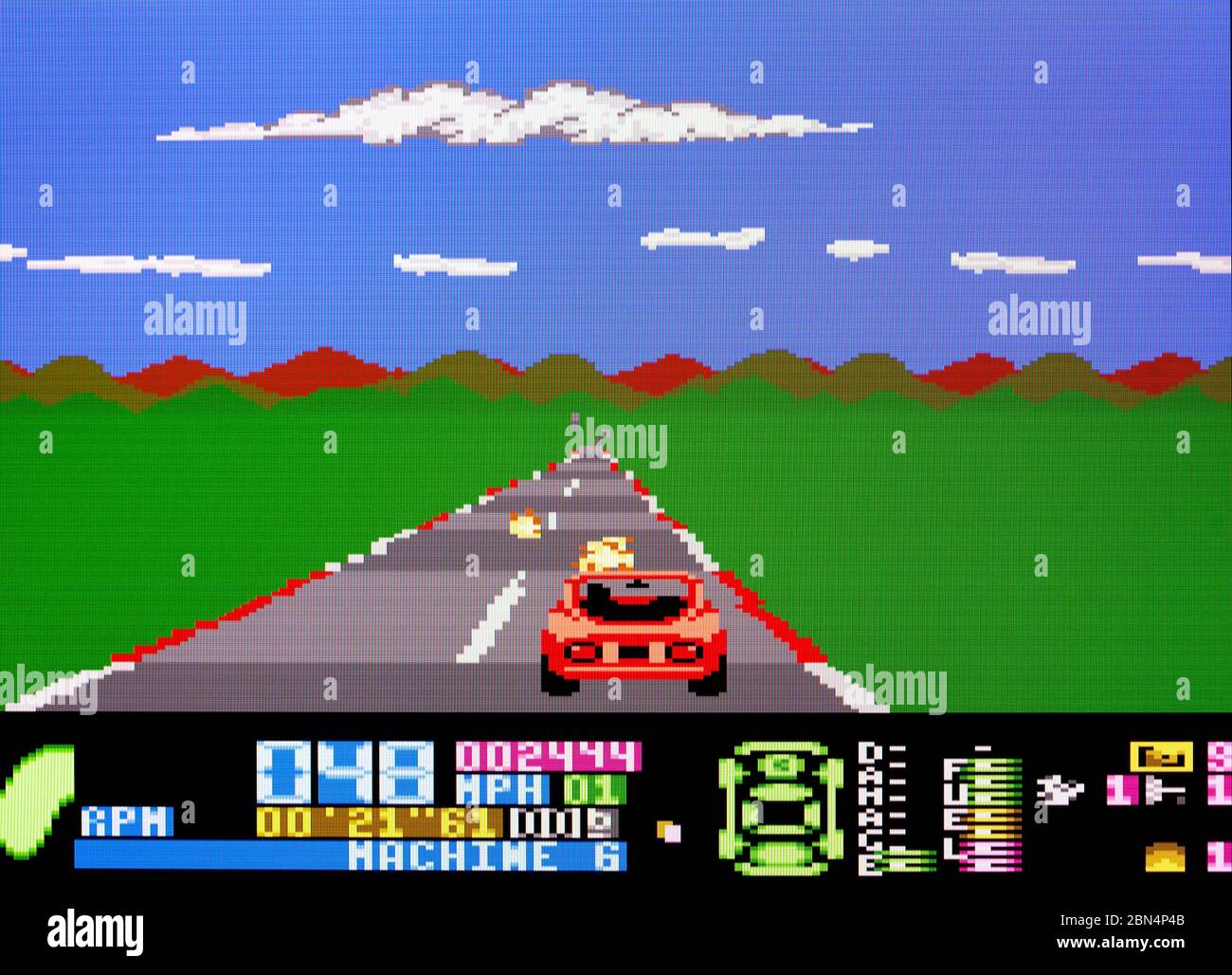 Fatal Run - Atari 7800 Videgame Stock Photo