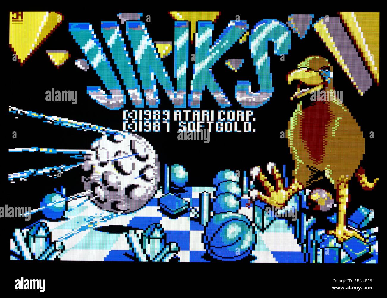 Jinks - Atari 7800 Videgame Stock Photo