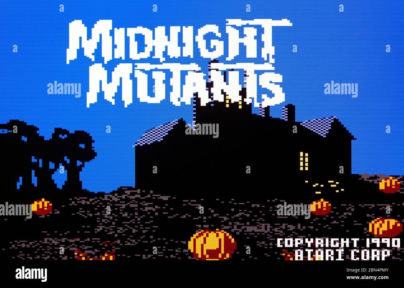 Midnight Mutants - Atari 7800 Videgame Stock Photo