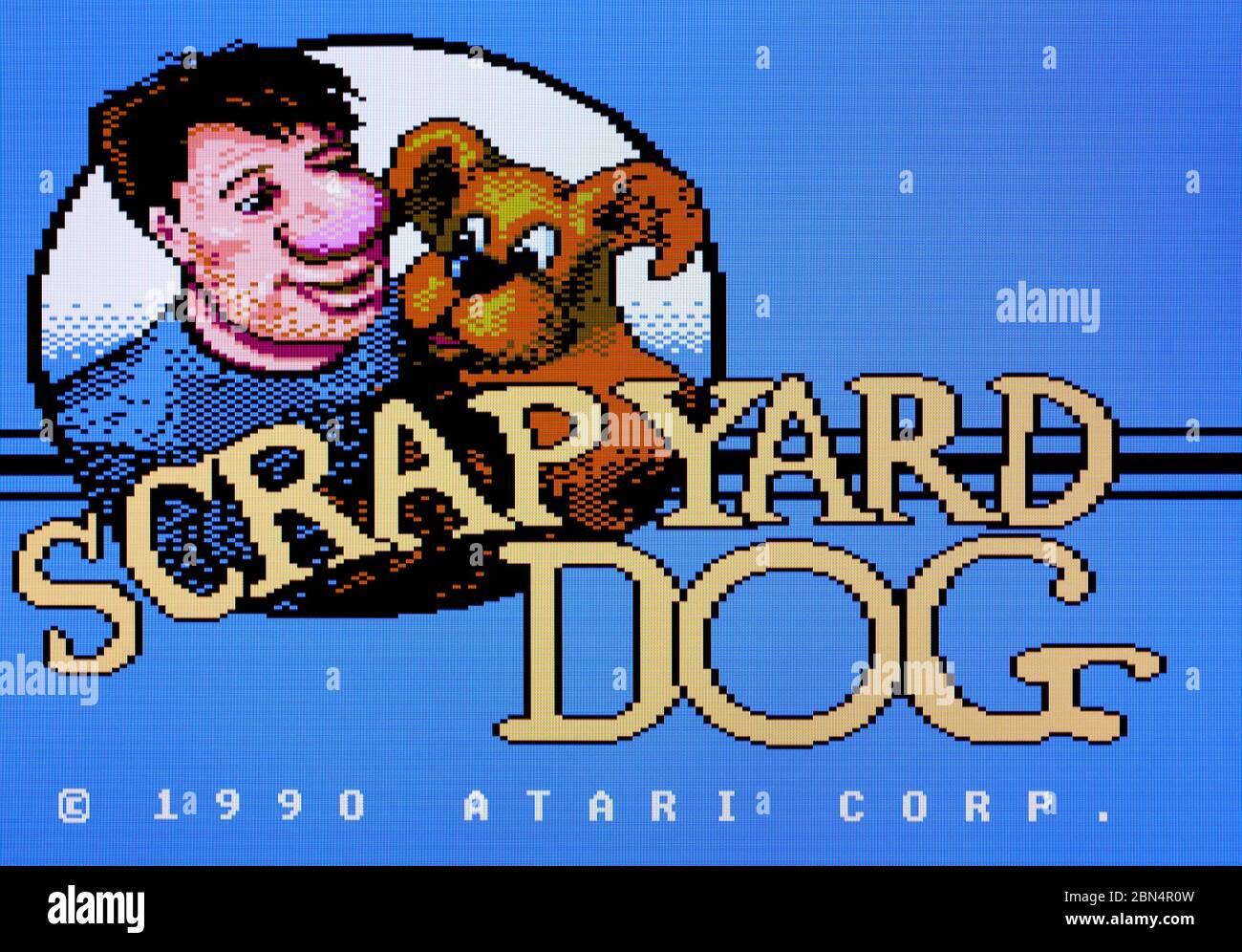 Scrapyard Dog - Atari 7800 Videgame Stock Photo
