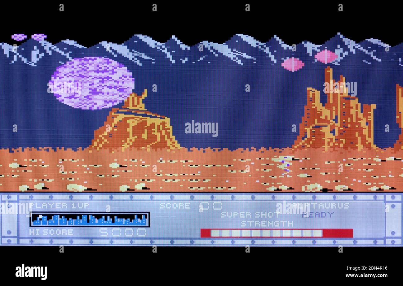 Sentinel - Atari 7800 Videgame Stock Photo