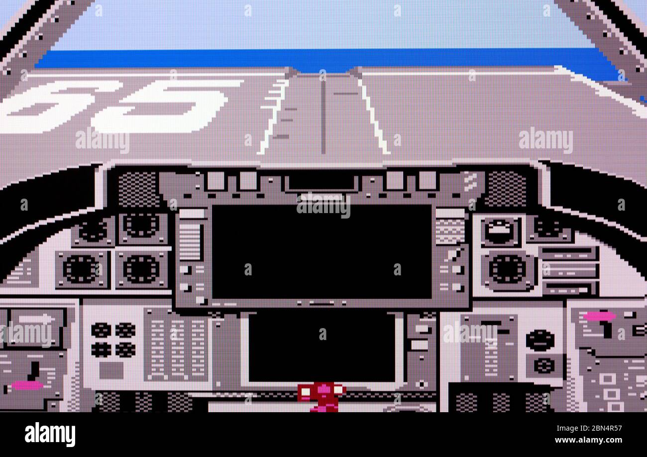 F-14 Tomcat - Atari 7800 Videgame Stock Photo