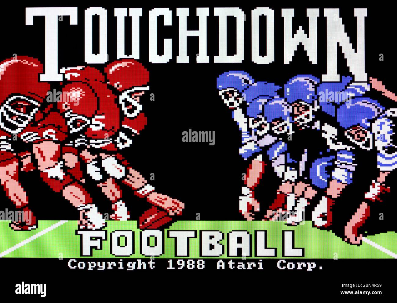 Touchdown Football - Atari 7800 Videgame Stock Photo