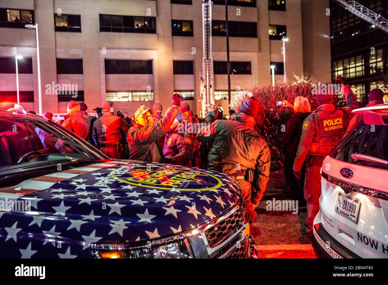 On Friday, December 20, Agents, Officers and staff assigned to CBP in the Detroit Metropolitan area came together for the 2019 &quot;Moon Beams for Sweet Dreams&quot; program. Moonbeams is an event to let all patients in the hospital know they are not alone and that they can rest easy knowing that an entire community is behind them in supporting their journey to be happy and healthy. Each night in December at 8 p.m., pediatric patients shine flashlights from the hospital windows and look for community members standing outside the hospital to flash them back. CBP Stock Photo