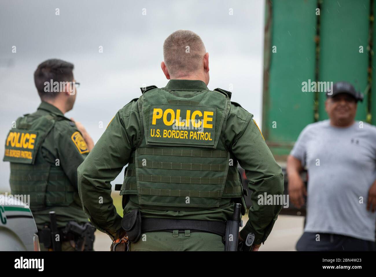 U.S. Border Patrol conducts enhanced security operations in south
