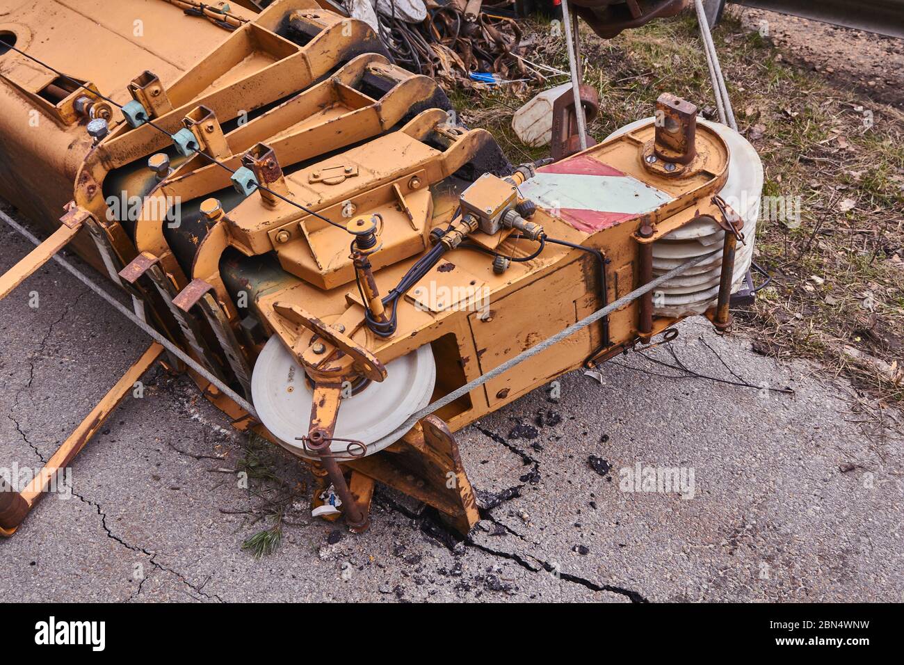 Car Heavy Truck Crash High Resolution Stock Photography And Images Alamy