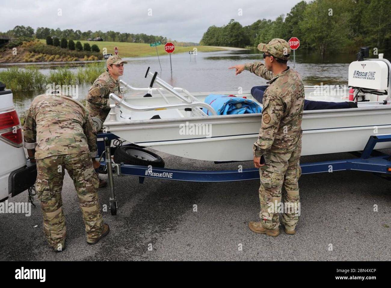 U.S. Border Patrol Search Trauma and Rescue (BORSTAR) team members ...