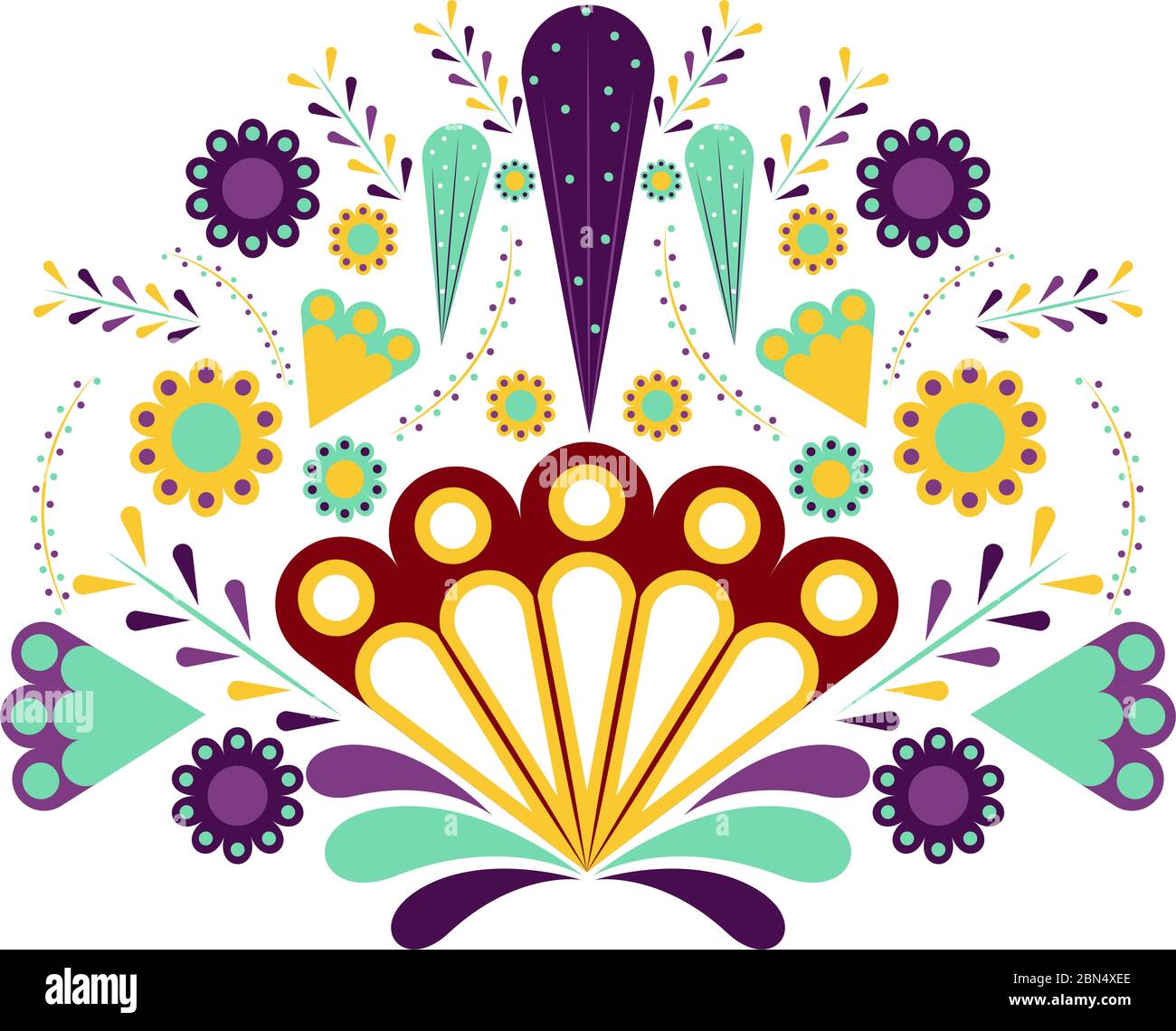 Isolated abstract floral bouquet Stock Vector Image & Art - Alamy