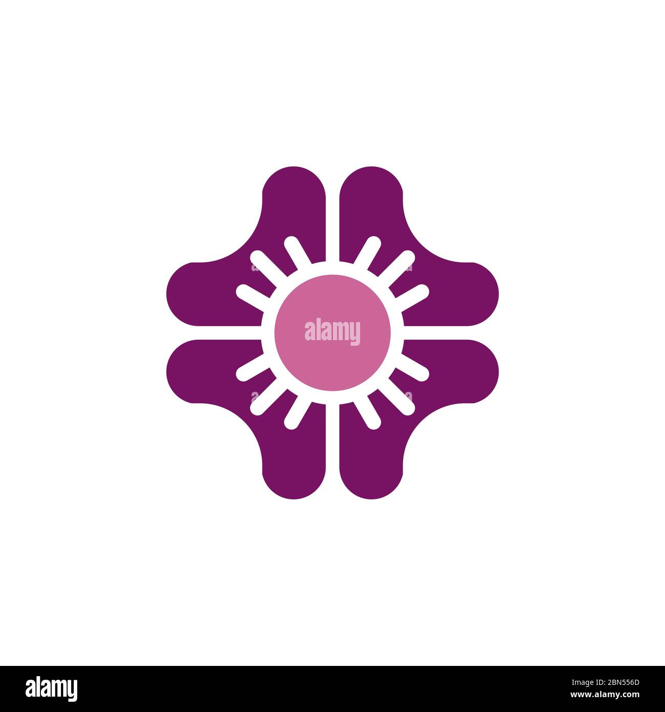 Ornamental Flower Logo Template Illustration Design. Vector EPS 10 ...