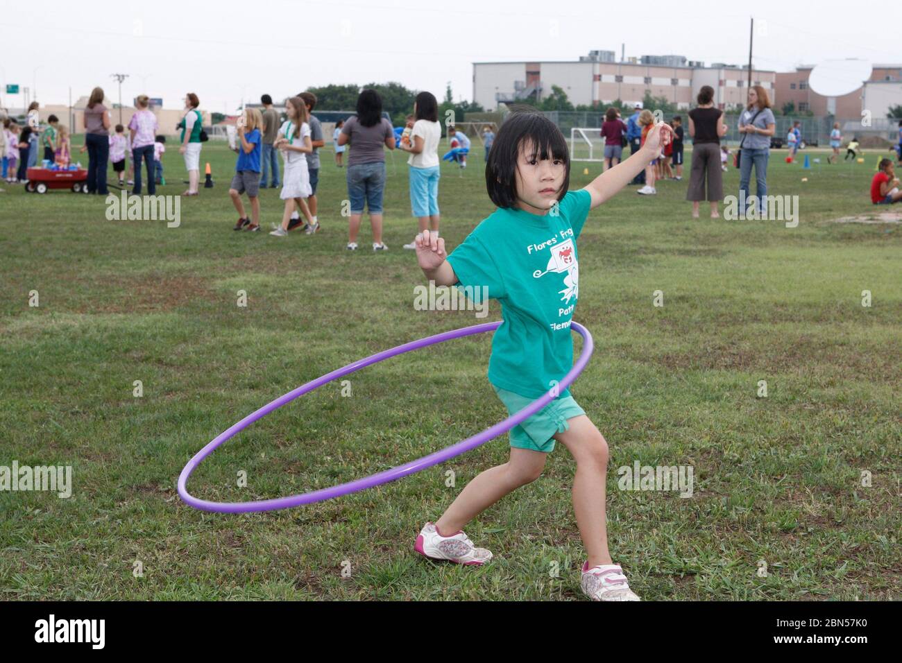 Hula Hoop Game Children High Resolution Stock Photography And Images Alamy