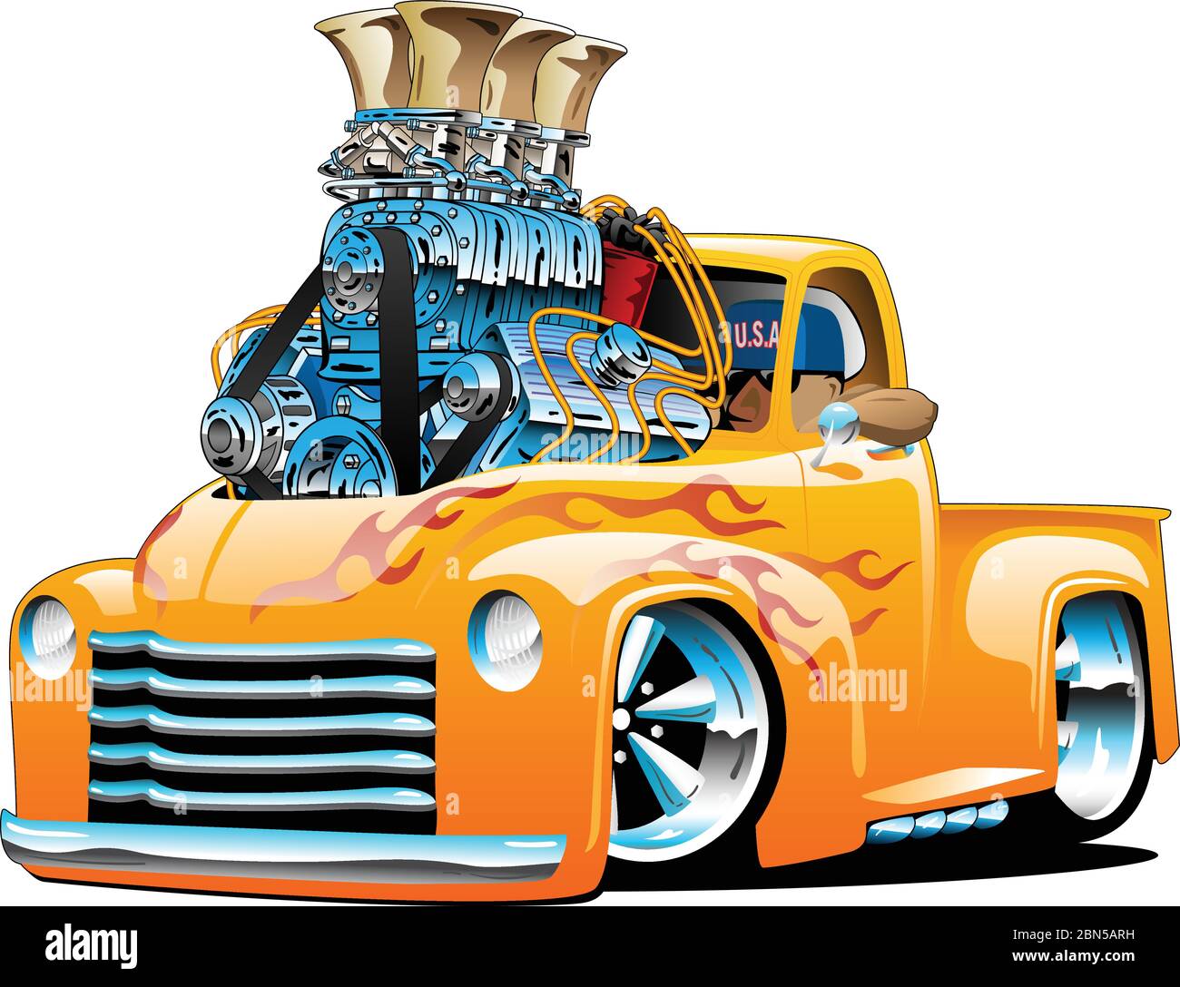 Hot rod flame design hi-res stock photography and images - Alamy