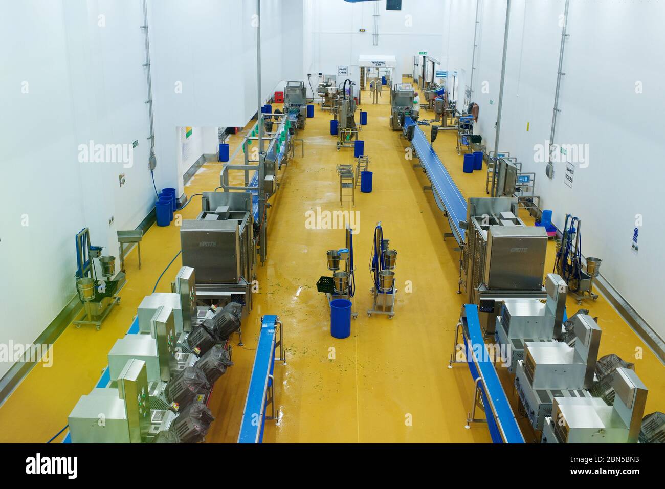 Line of Machines in manufacturing food factory Stock Photo Alamy