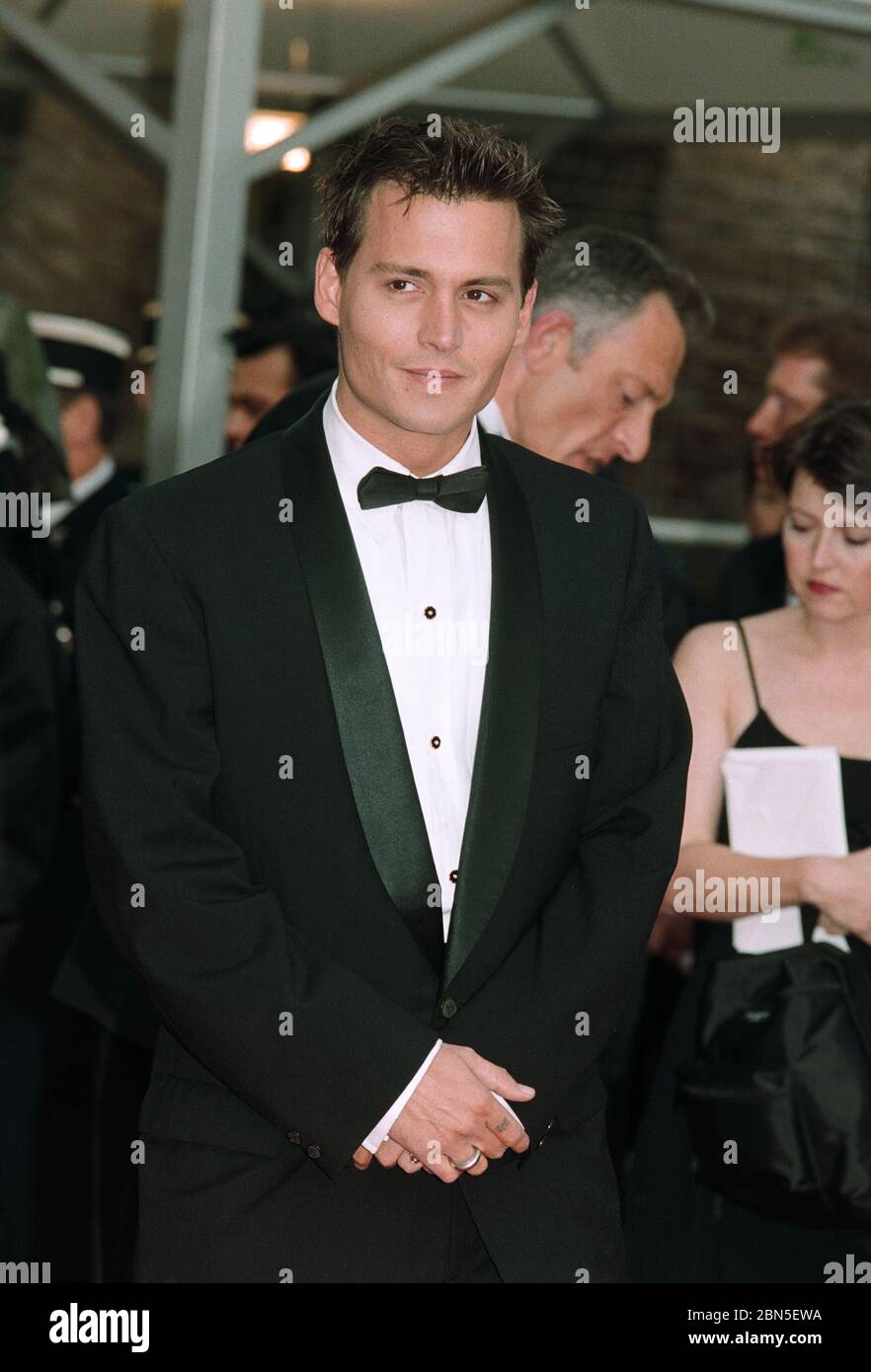 Actor johnny depp at 50th cannes film festival hi-res stock photography
