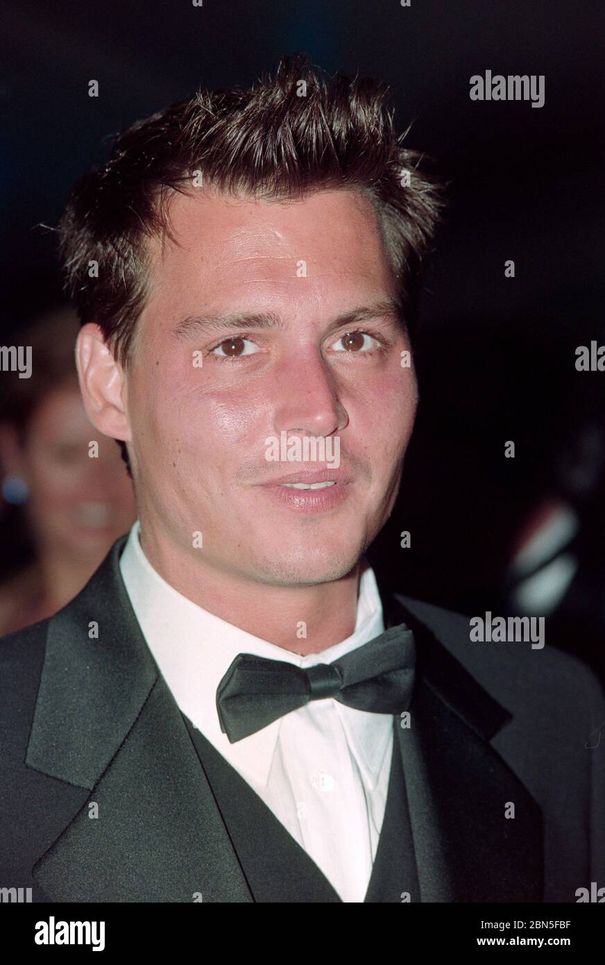CANNES, FRANCE. May 1997: Actor Johnny Depp at amfAR's Cinema Against