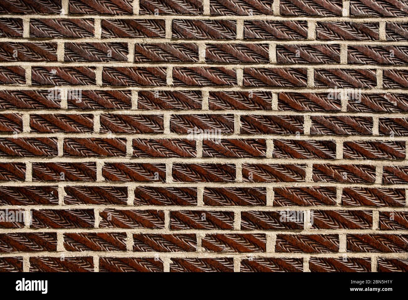 Brown brick wall texture background Stock Photo